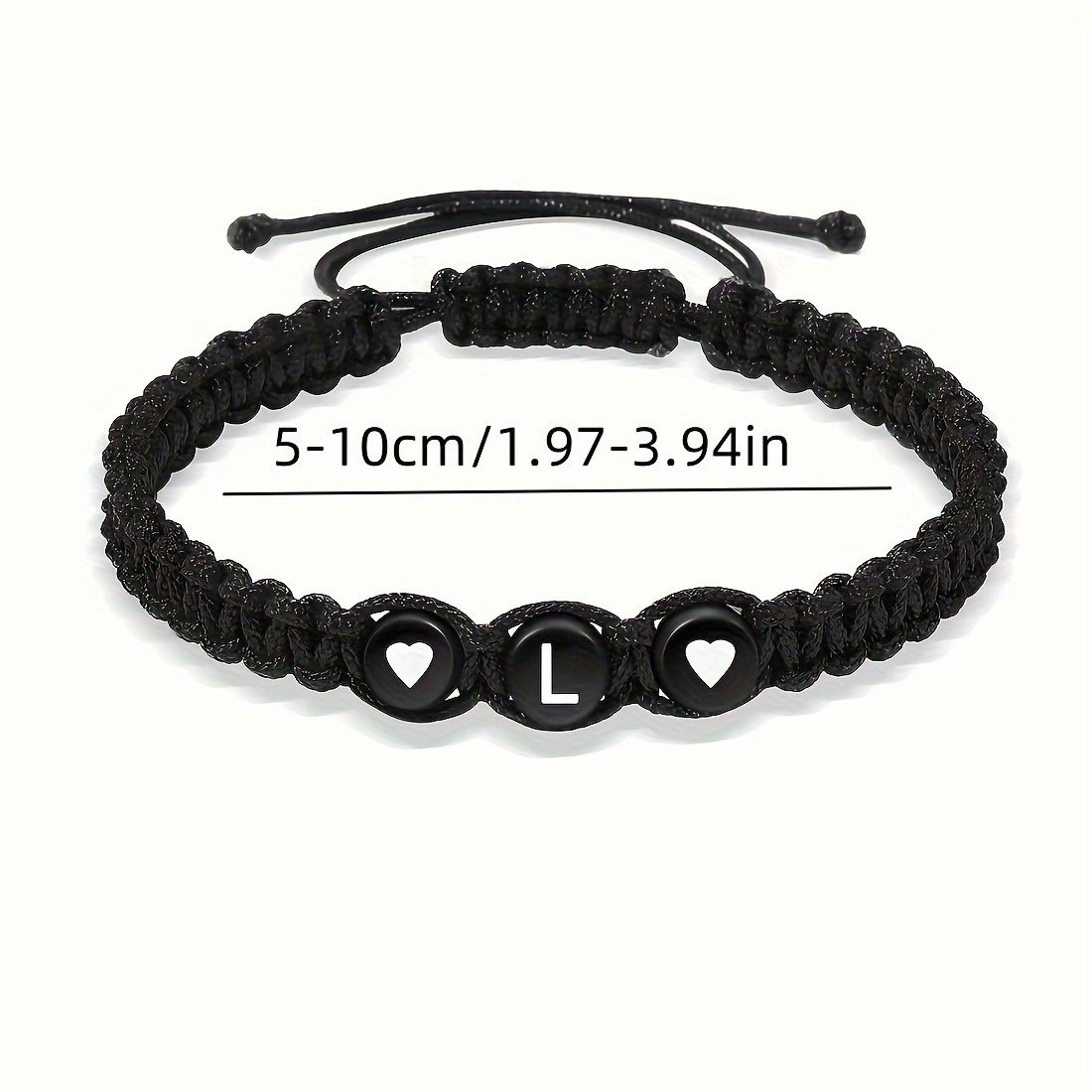 Love Letter Beaded Bracelet Vintage Style Rope Birthday